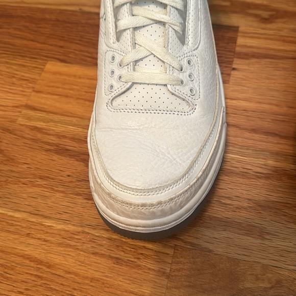 Mens Nike Air Jordan III Retro “Triple White” sz11.5 Desdstock VNDS Good Quality - Picture 9 of 14